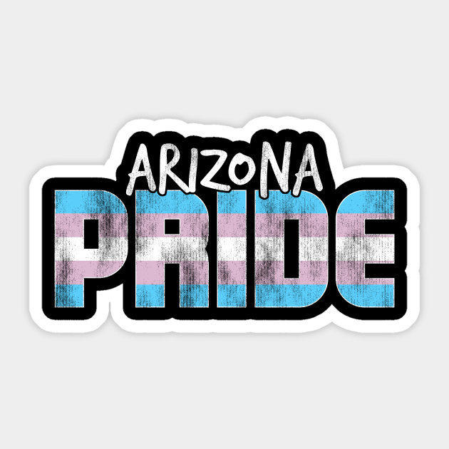 Arizona Pride Transgender Flag Az Sticker TeePublic